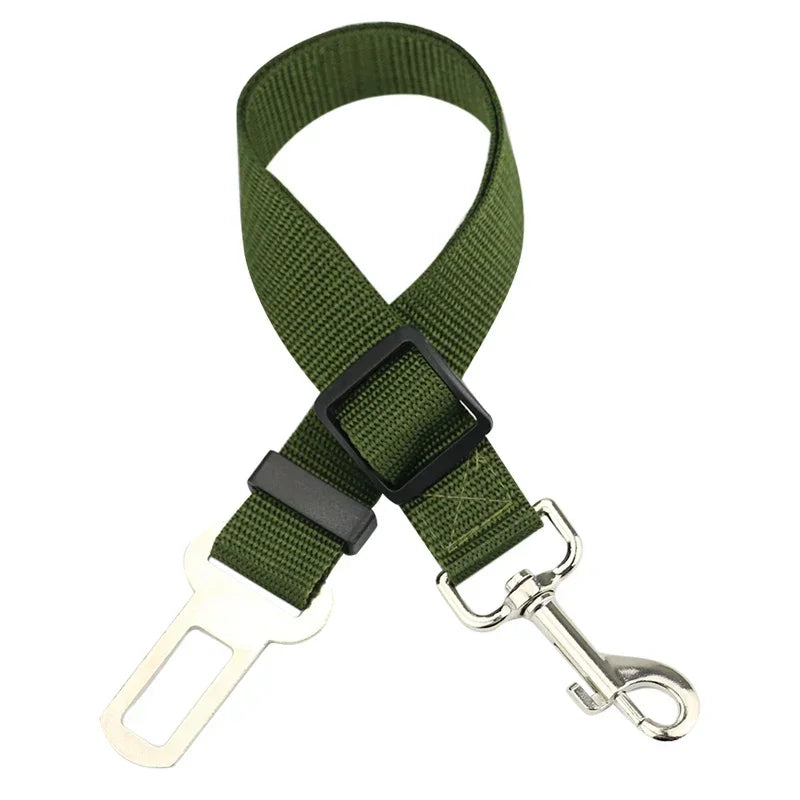 Adjustable seat belt for dogs and cats