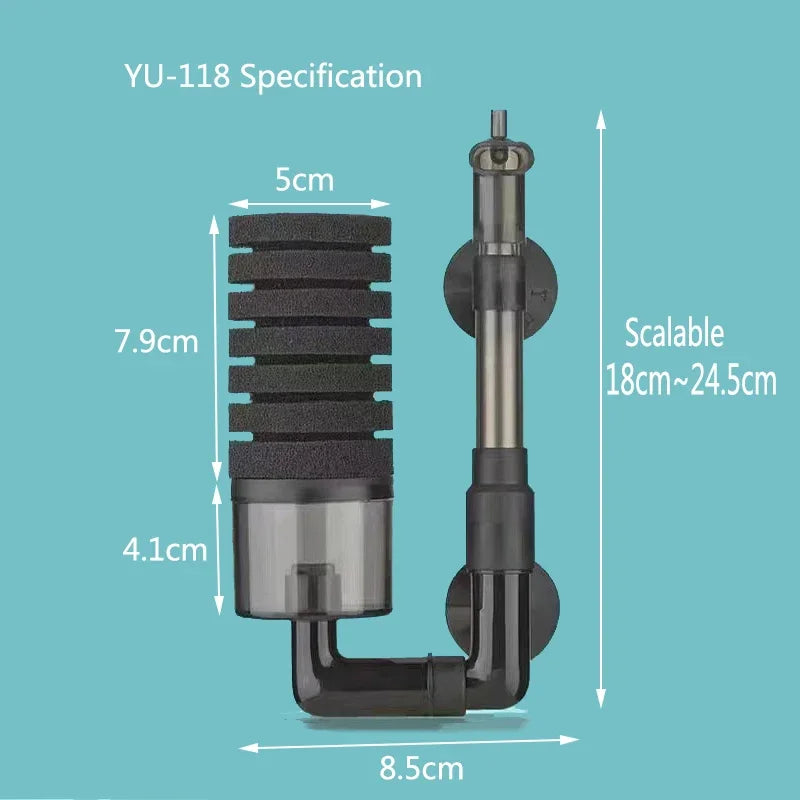 Filtro de Esponja Bioquímica YU-119 com Medeas