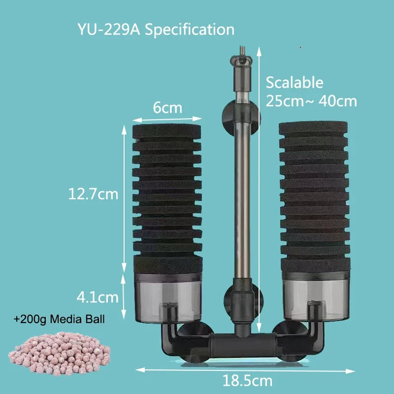 Filtro de Esponja bioquímica YU-118 Medea balls