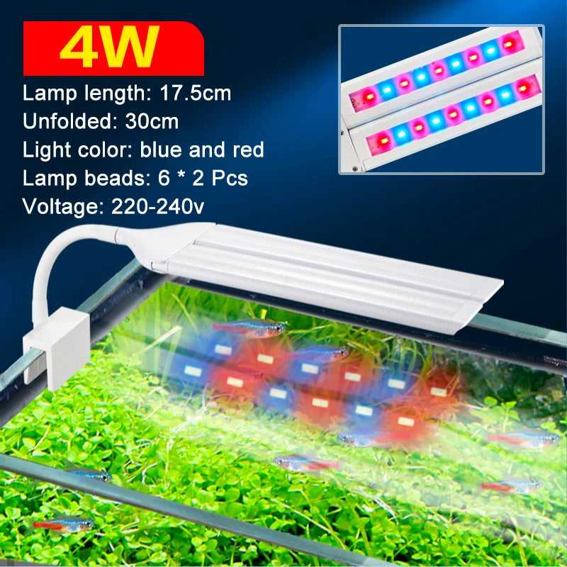 Luz LED para aquário para plantas aquáticas