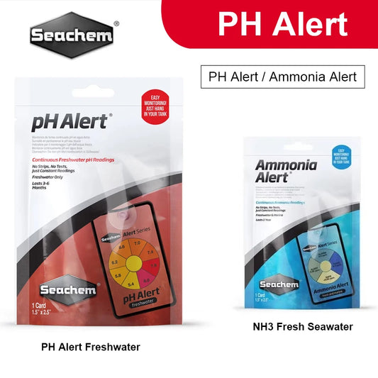 Seachem Water Test PH Alert, Ammonia Alert, NH3