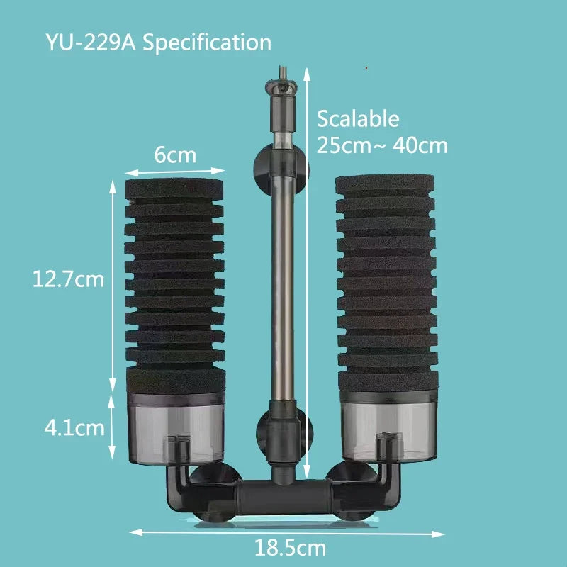 Filtro de Esponja Bioquímica YU-119 com Medeas