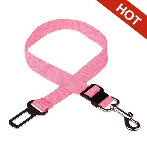 Adjustable seat belt for dogs and cats