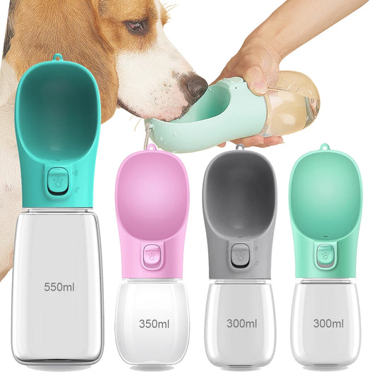 Pet Dog Cat Water Bottle Water Feeder Bowls Outdoor Travel