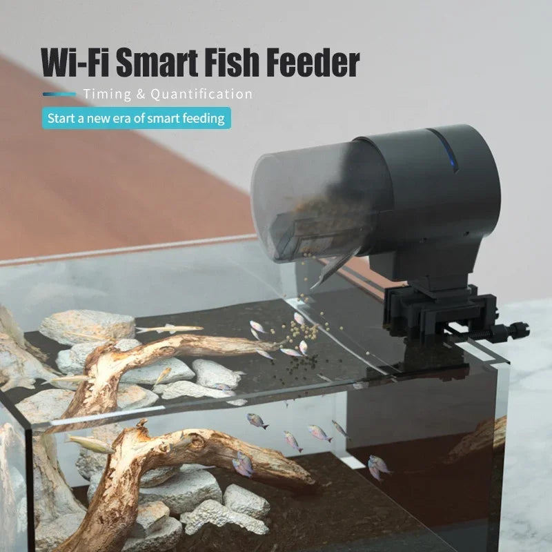 iLONDA Novo alimentador automático de peixes Wi-Fi 2ª geração