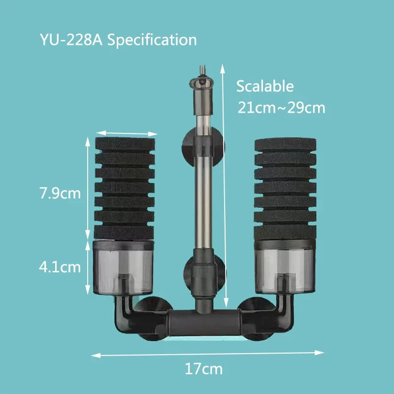 Filtro de Esponja Bioquímica YU-119 com Medeas