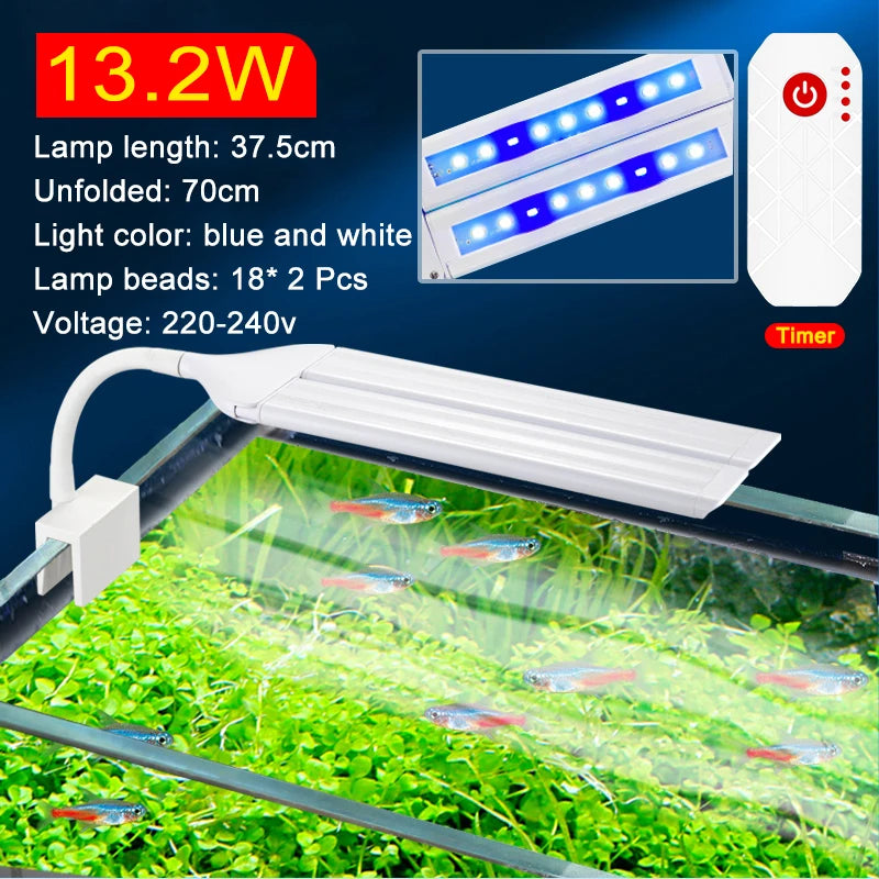 Luz LED para aquário para plantas aquáticas